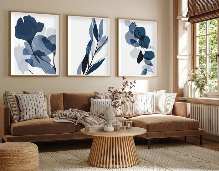 Wallity Huhu207 - Set de 3 Cuadros Decorativos 50 x 70 cm Wallity Huhu207 - Set de 3 Cuadros Decorativos 50 x 70 cm